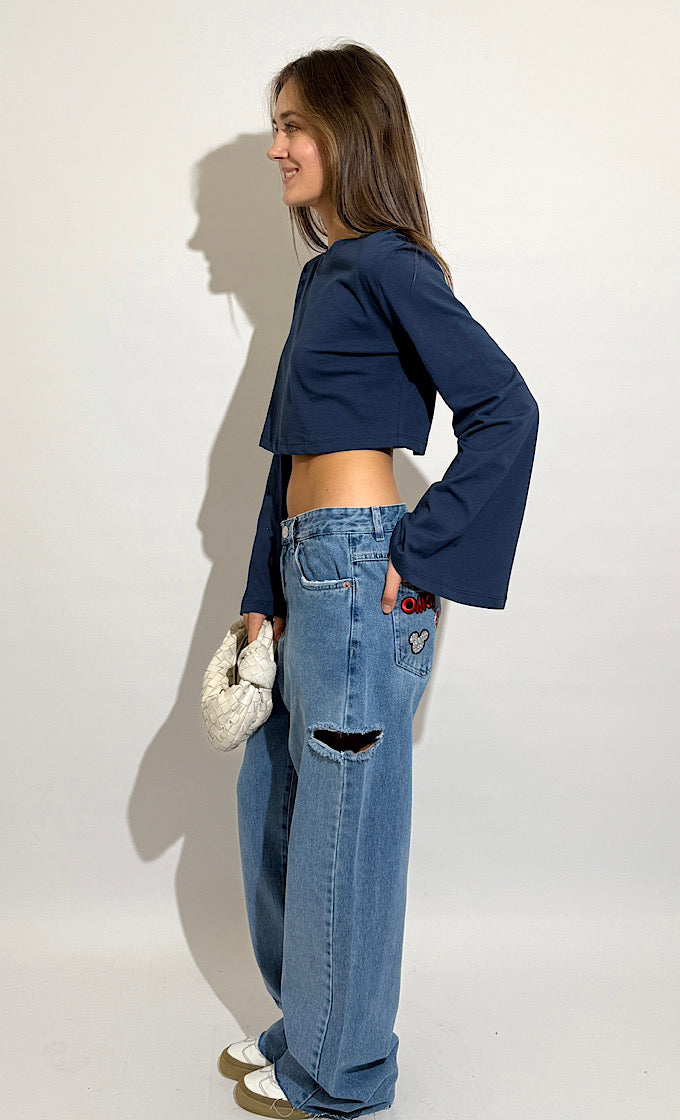 חולצת רנה כחולה