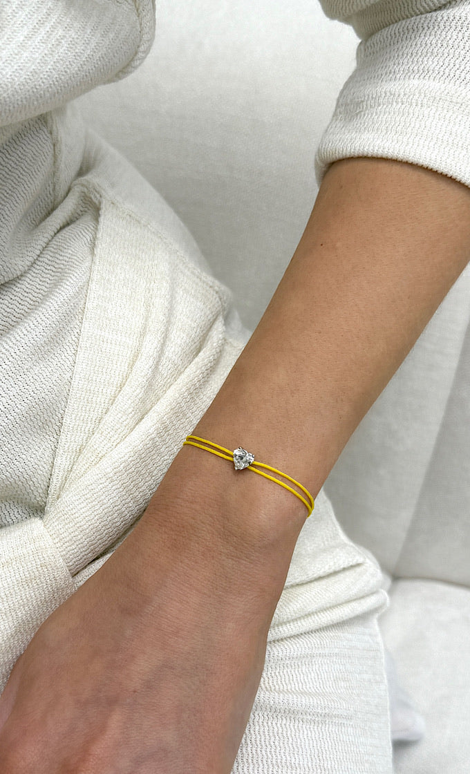SANTI DIAMOND HEART BRACELET