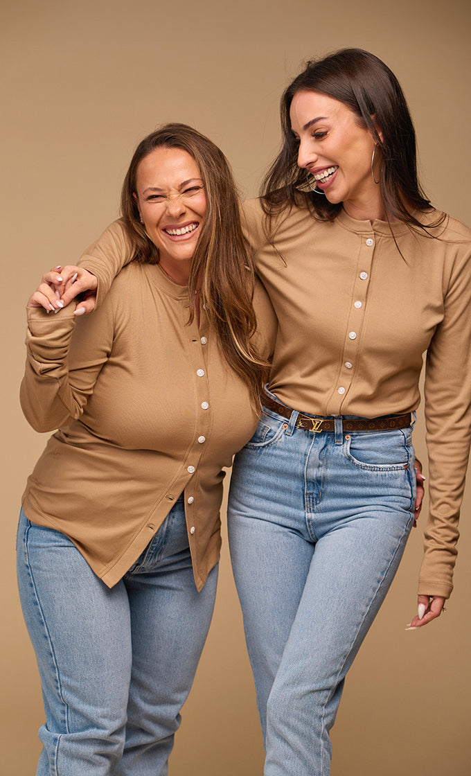 חולצת סוזן חומה