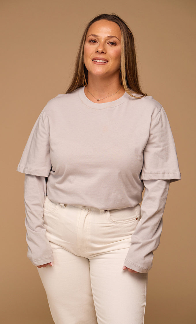 חולצת טום אפורה