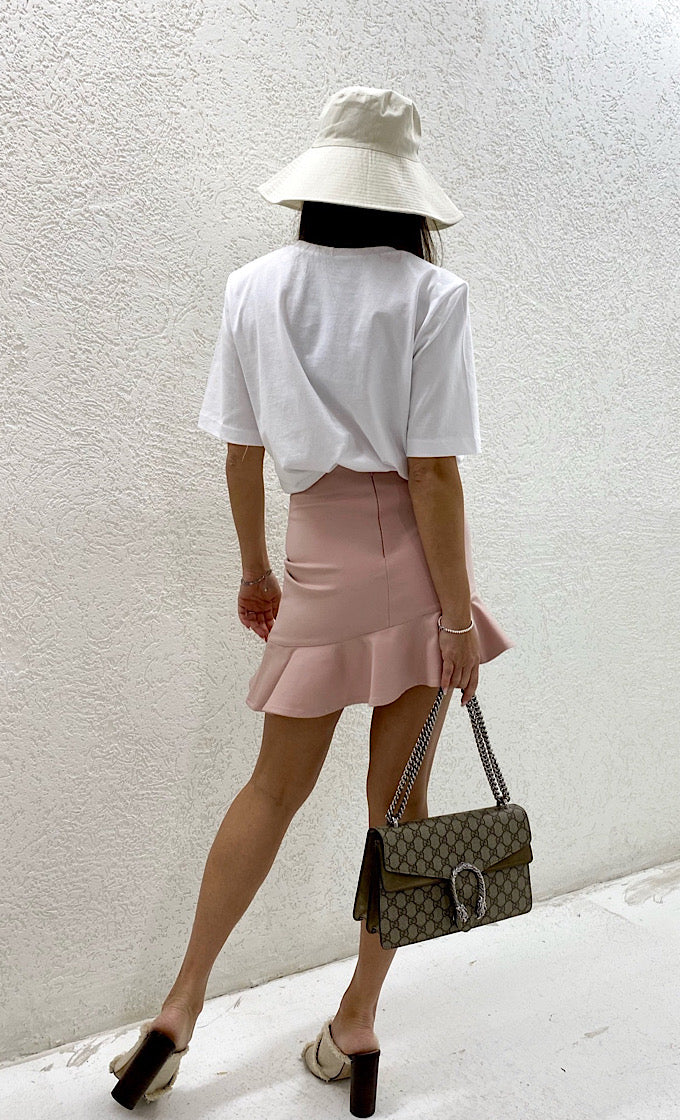 חצאית מיני וואלי ורודה