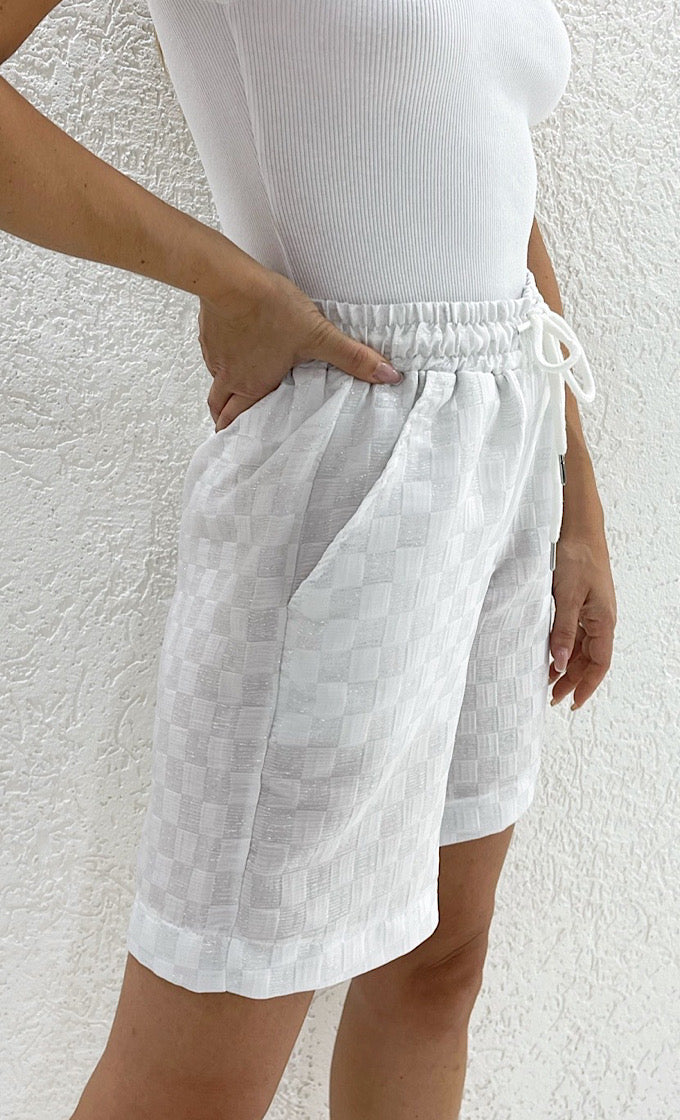 שורט מייקל לבן