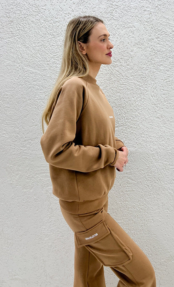 סווטשירט פוטר קאמל