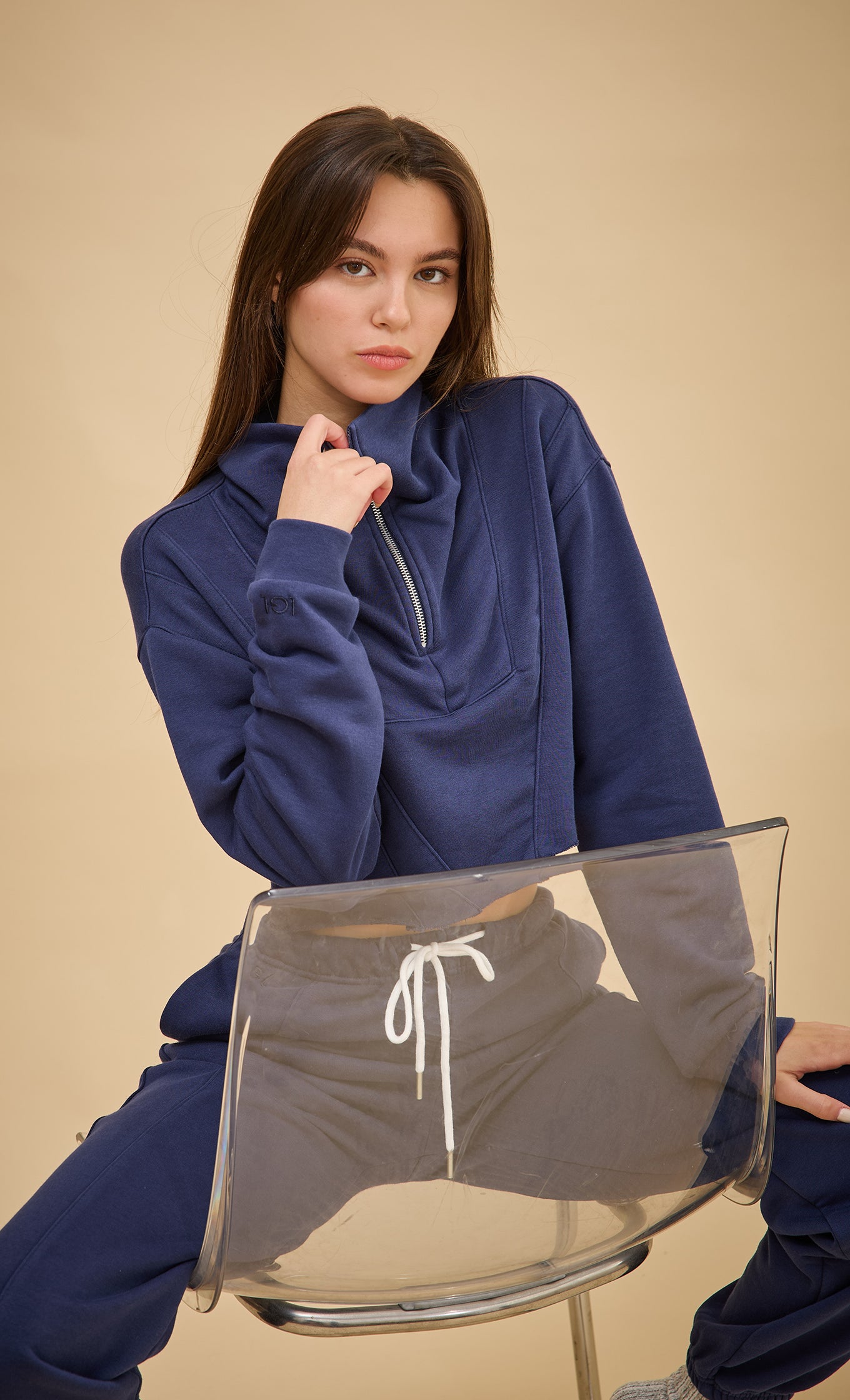 SNOW NAVY PANTS