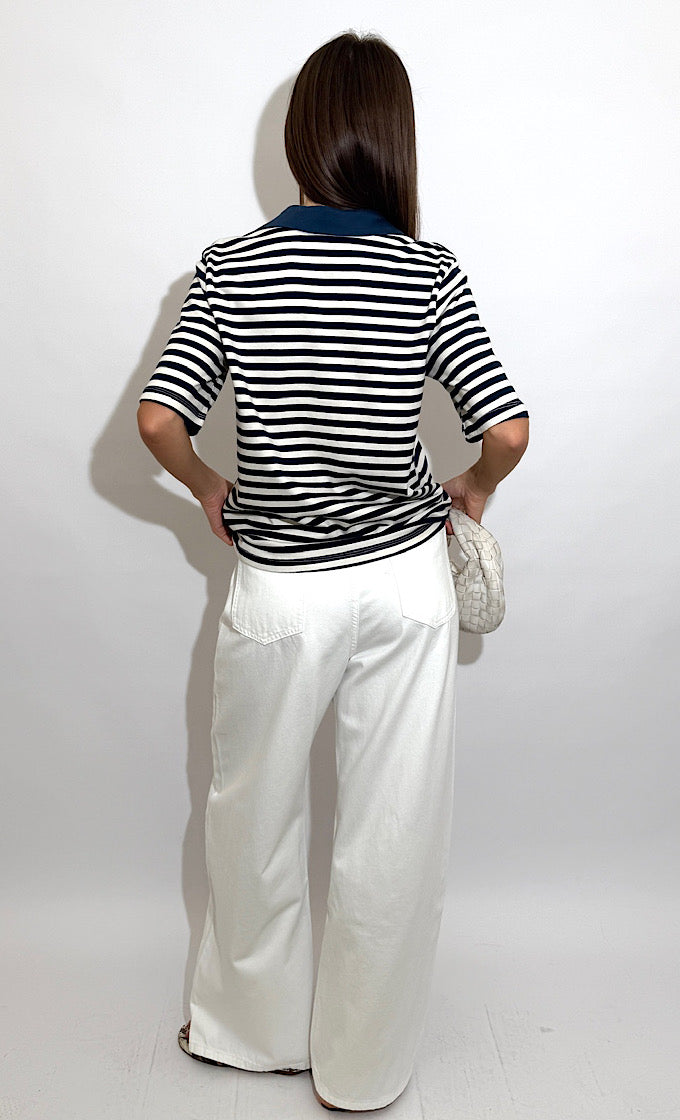 KIARA BLUE STRIPED SHIRT