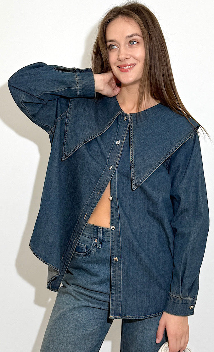 חולצת ג'ינס כרמן