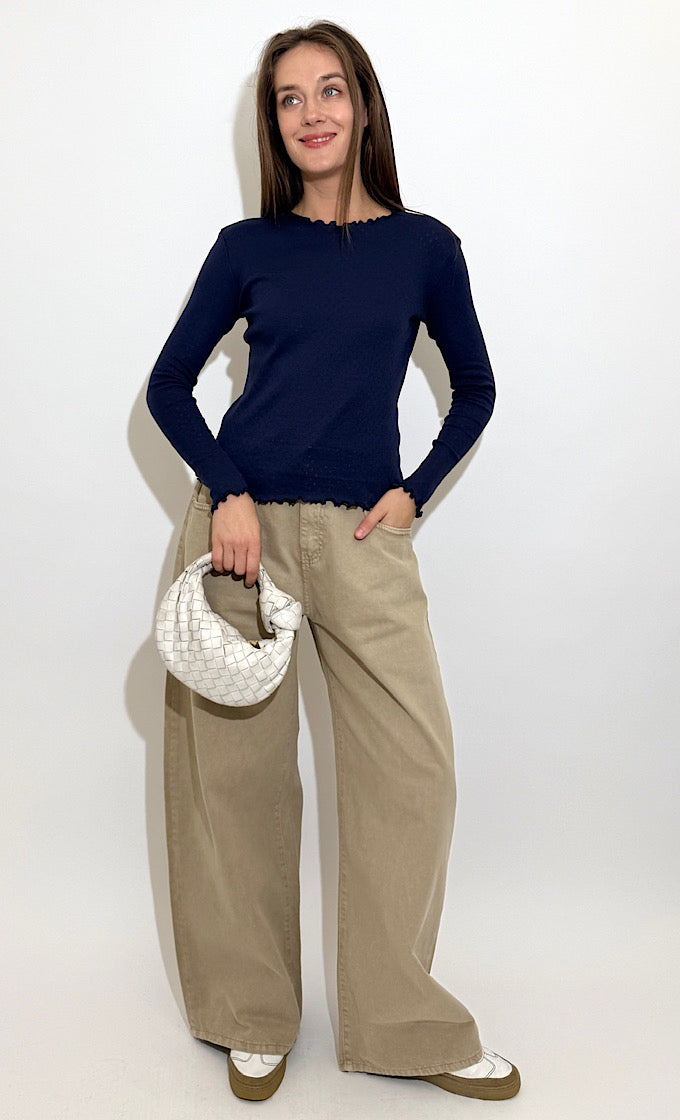 חולצת נואל כחולה