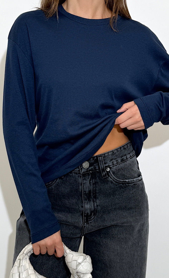 חולצת מייקי נייבי