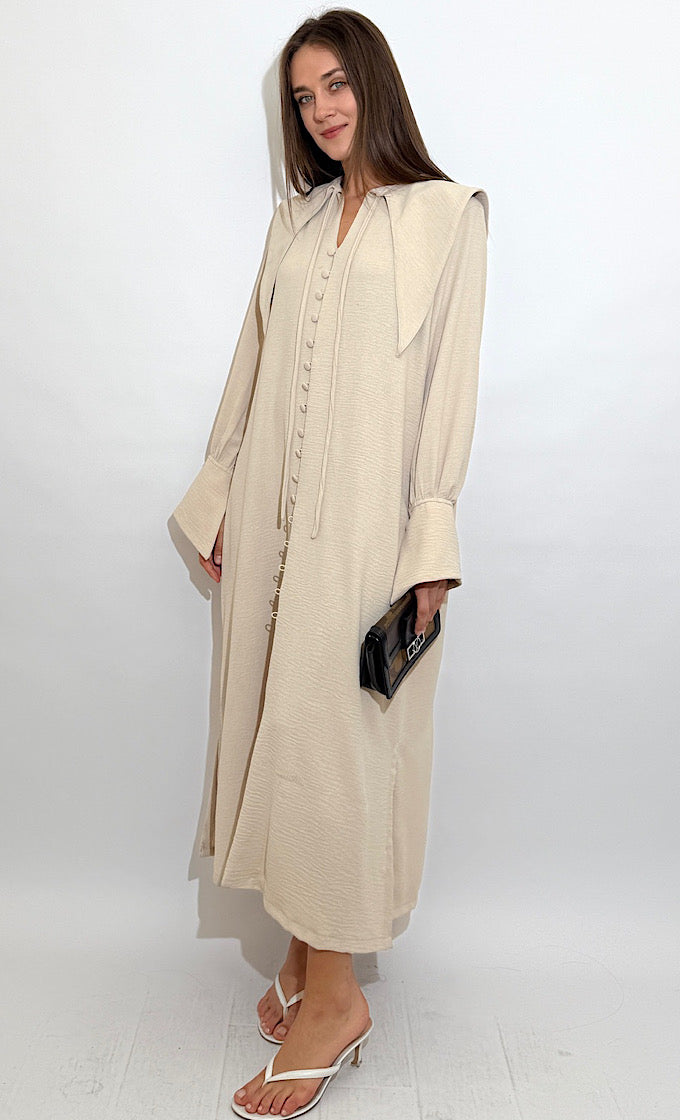 ALINE OFF WHITE DRESS 