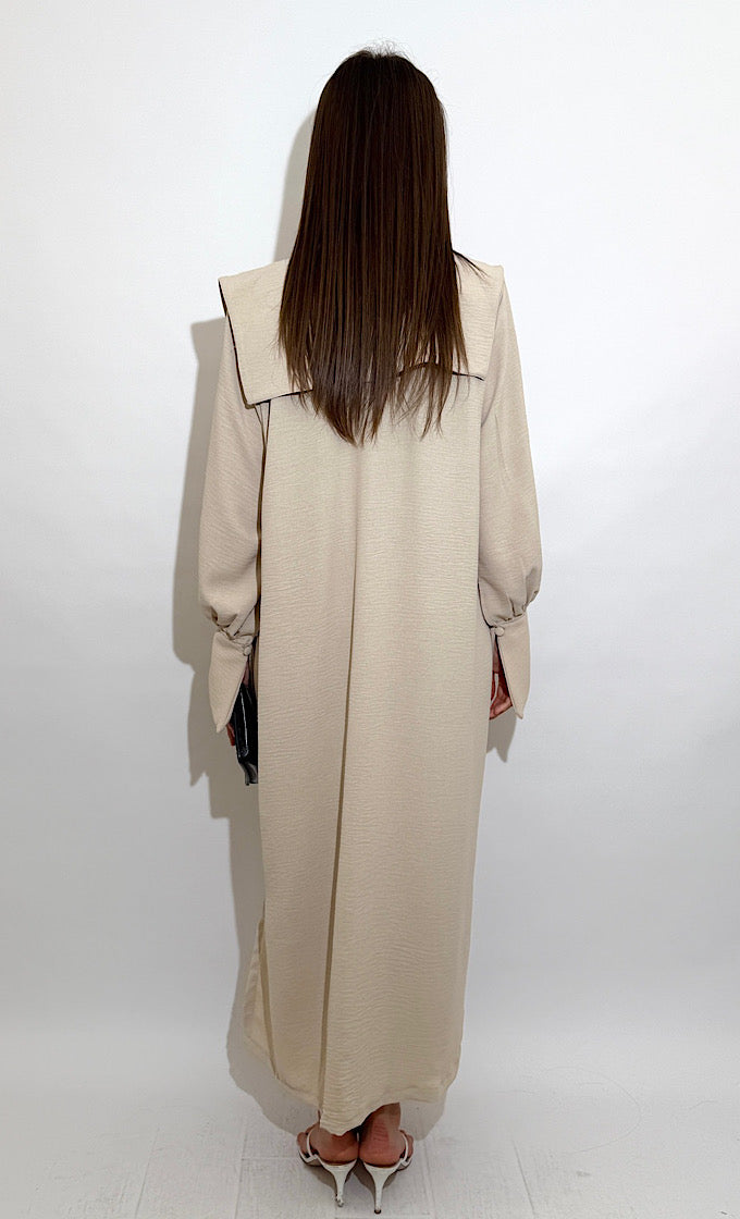 ALINE OFF WHITE DRESS 
