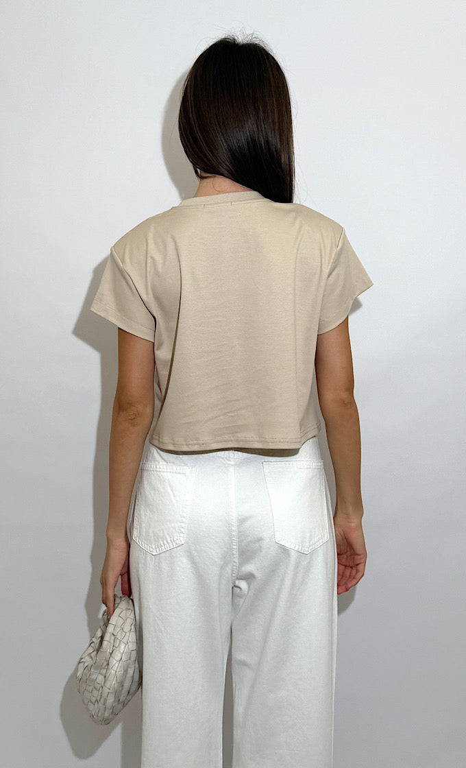 EYAR OFF WHITE T-SHIRT  