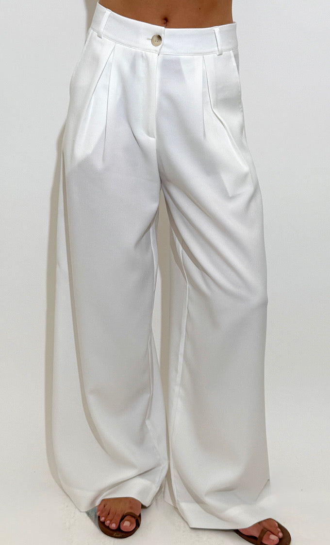 WHITE PORTOFINO PANTS