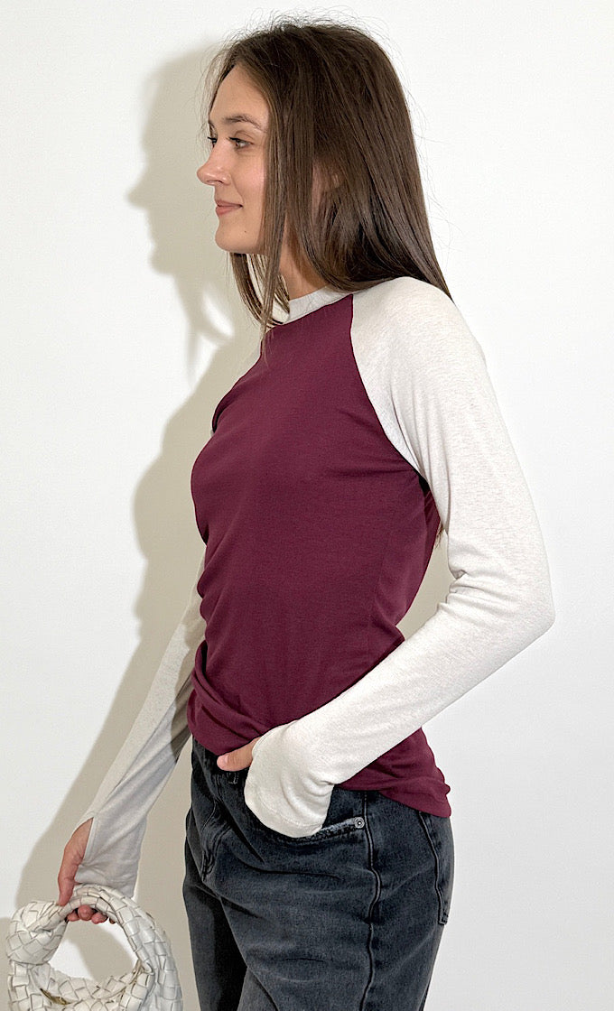 חולצת אליוט בורדו