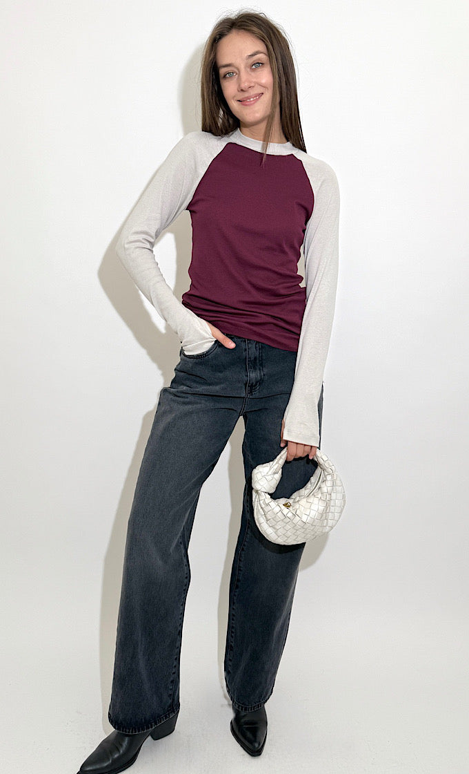 חולצת אליוט בורדו