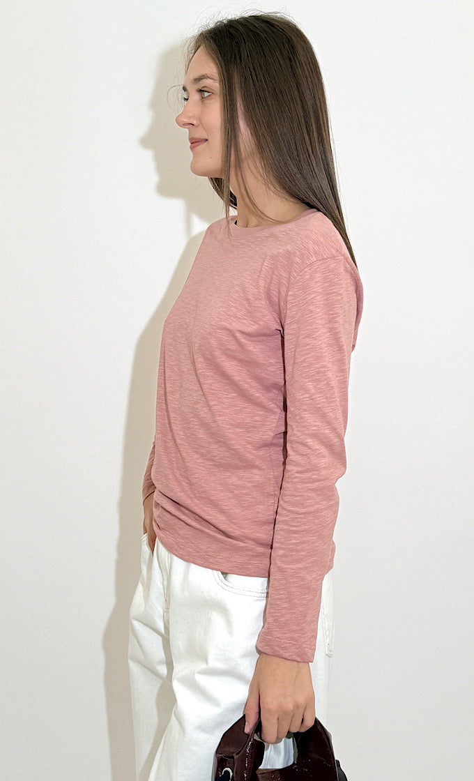 חולצת קורי מפתח עגול פודרה