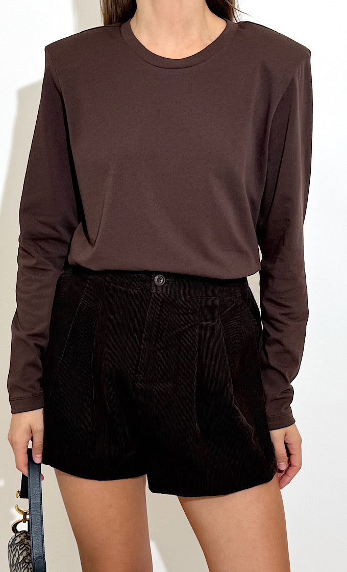 חולצת אשלי חומה