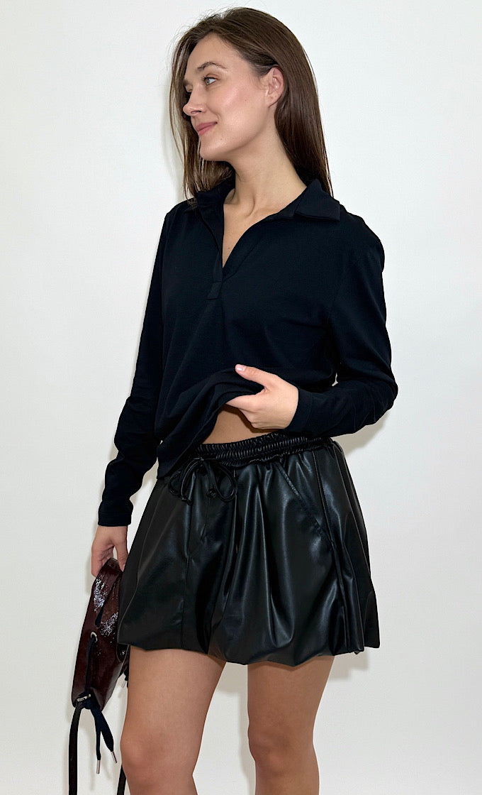 CAROLINE BLACK SHIRT