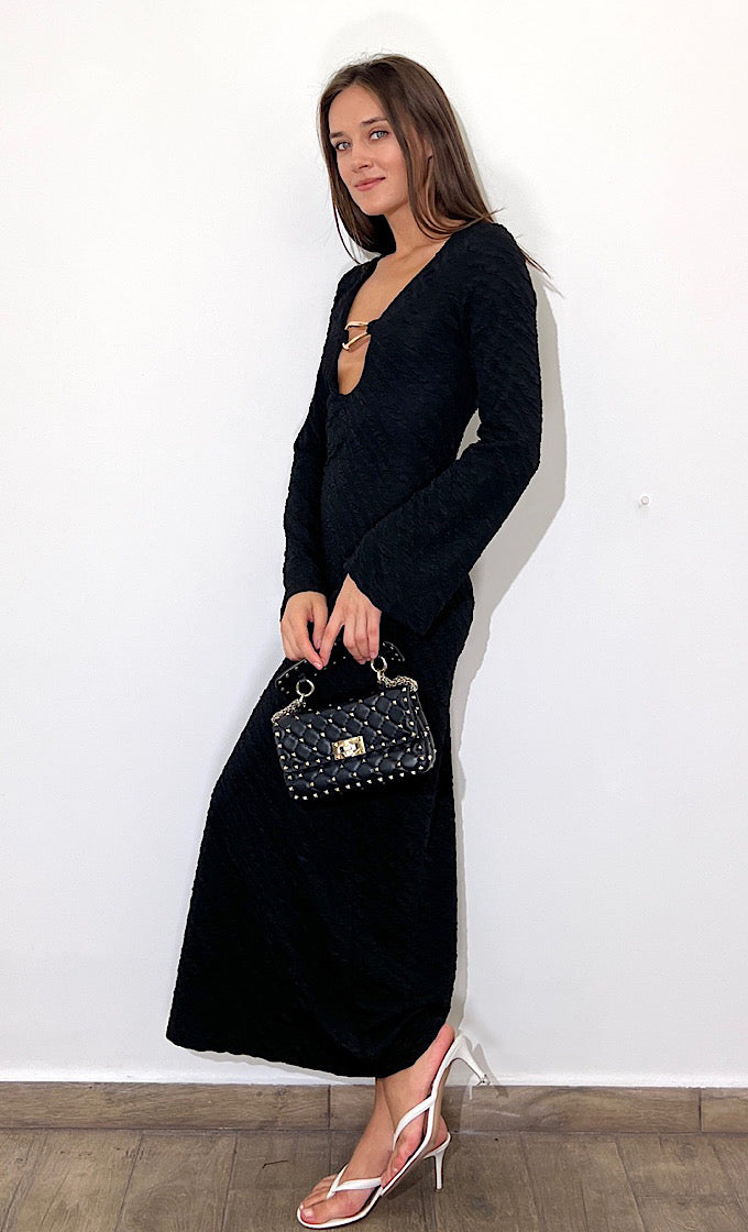 ADELINA BLACK DRESS