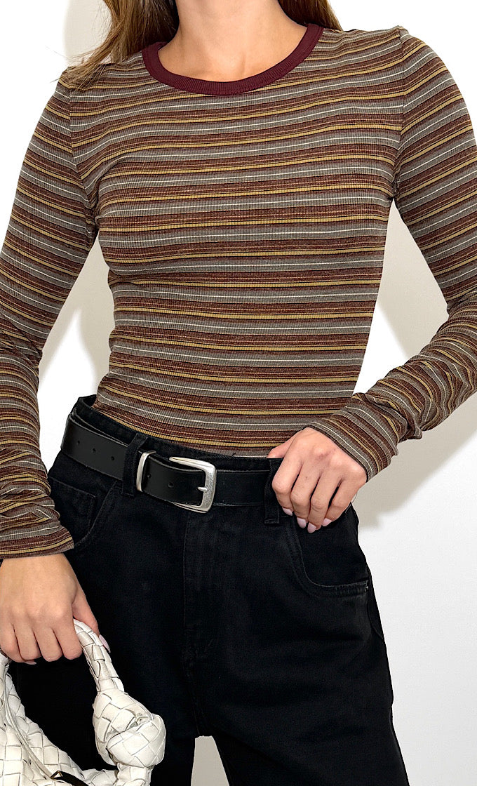 חולצת הארלי חומה