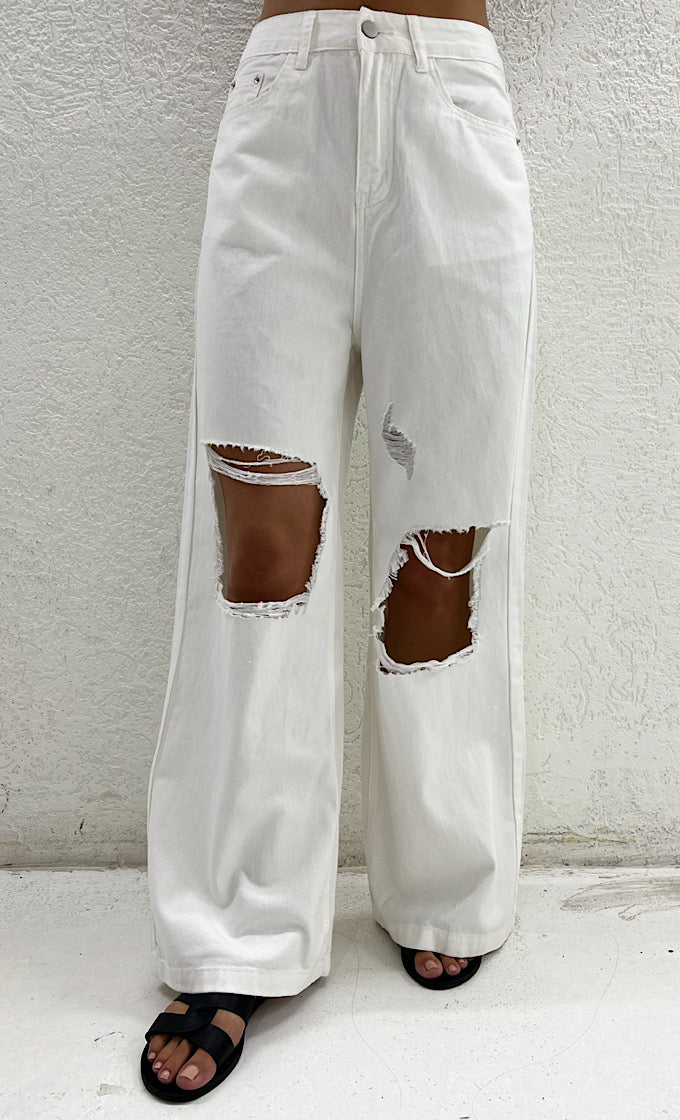 White Tom jeans