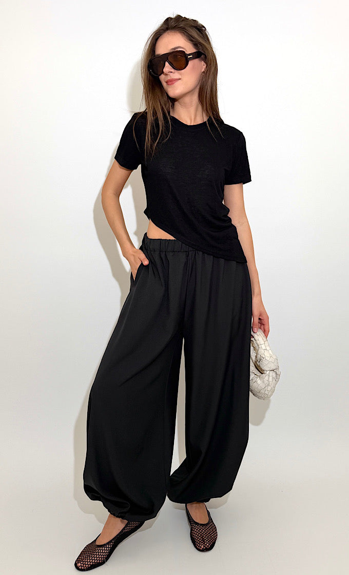 מכנס לווין שחור