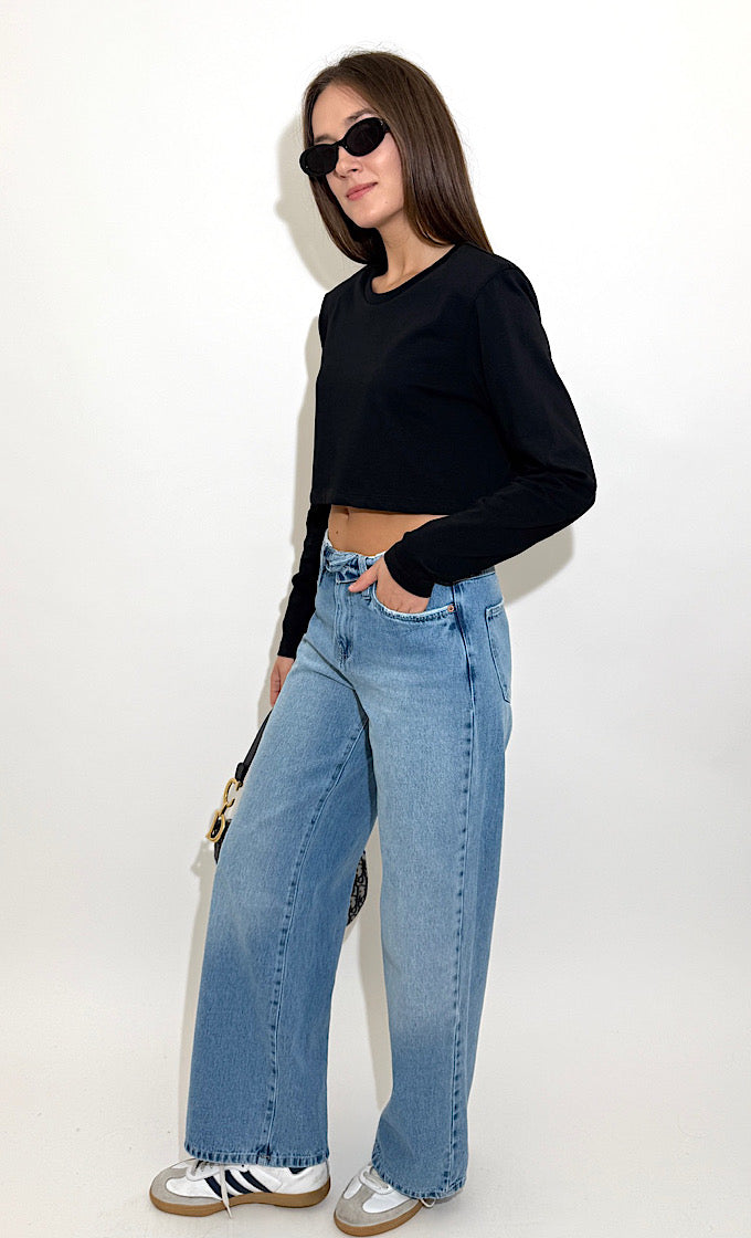 חולצת ליאן שחורה