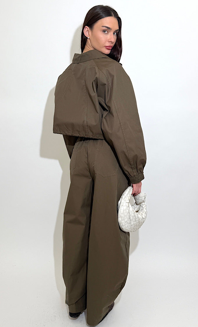 חליפת קאיה ירוק זית