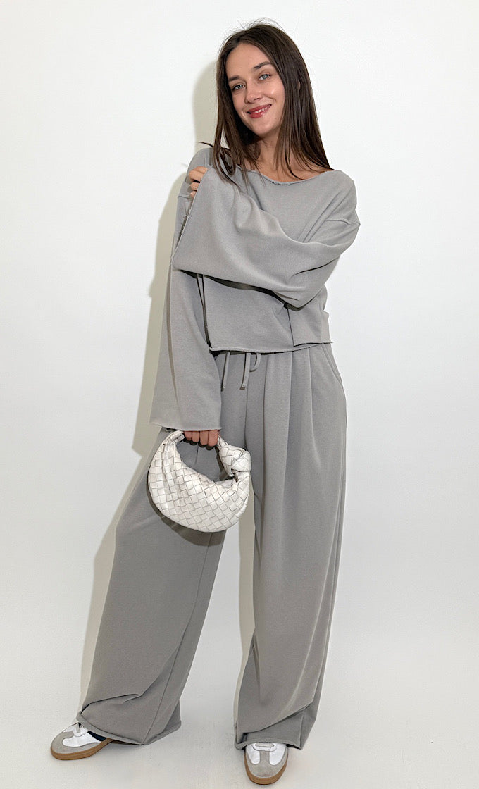 חליפת וואלי אפורה