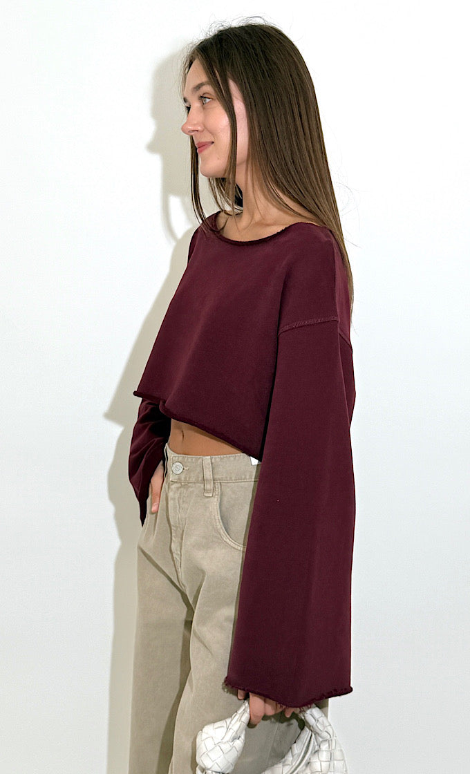 חולצת אוסלו בורדו