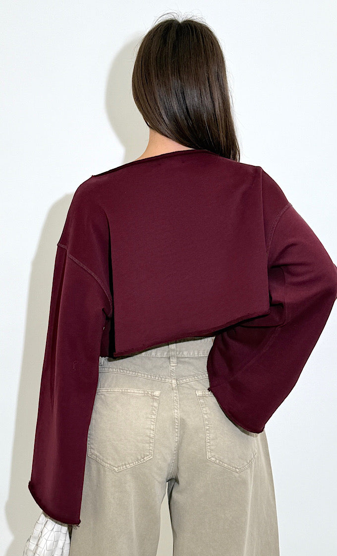 חולצת אוסלו בורדו