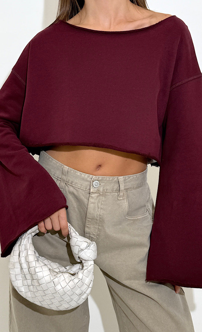 חולצת אוסלו בורדו