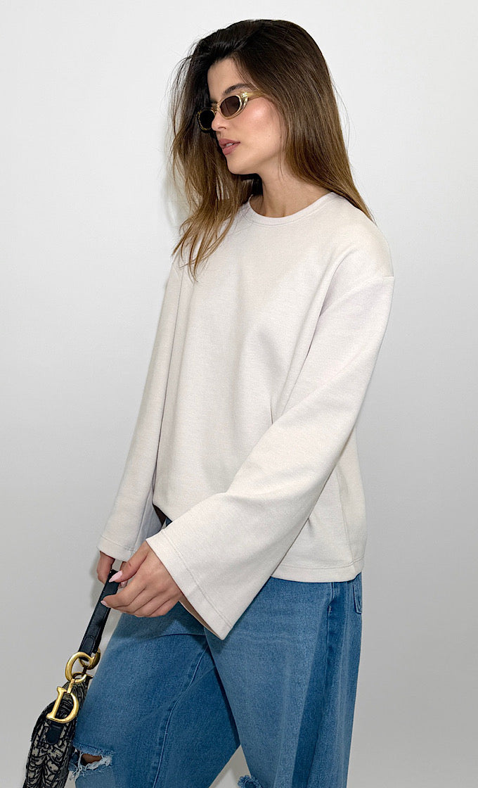 BRITNEY OFF WHITE SHIRT