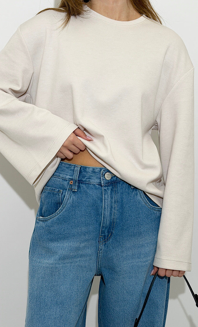 BRITNEY OFF WHITE SHIRT