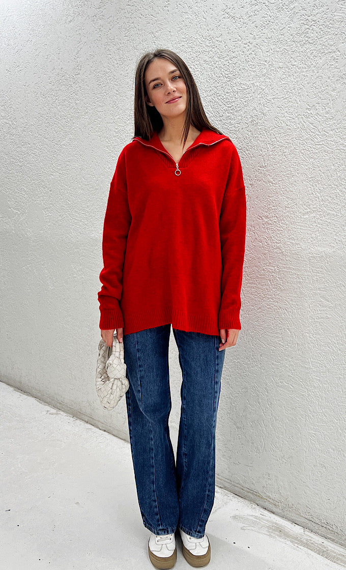 red eva knit