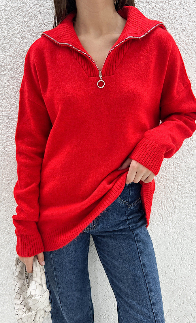 red eva knit