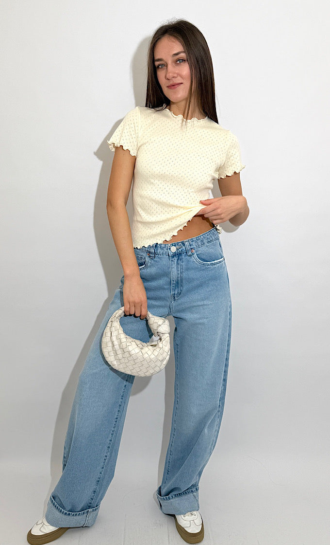 EVA BUTTERMILK YELLOW T-SHIRT