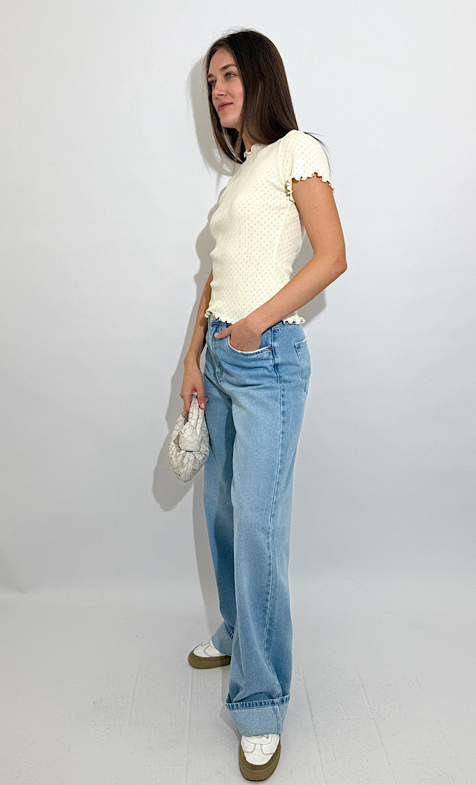 EVA BUTTERMILK YELLOW T-SHIRT
