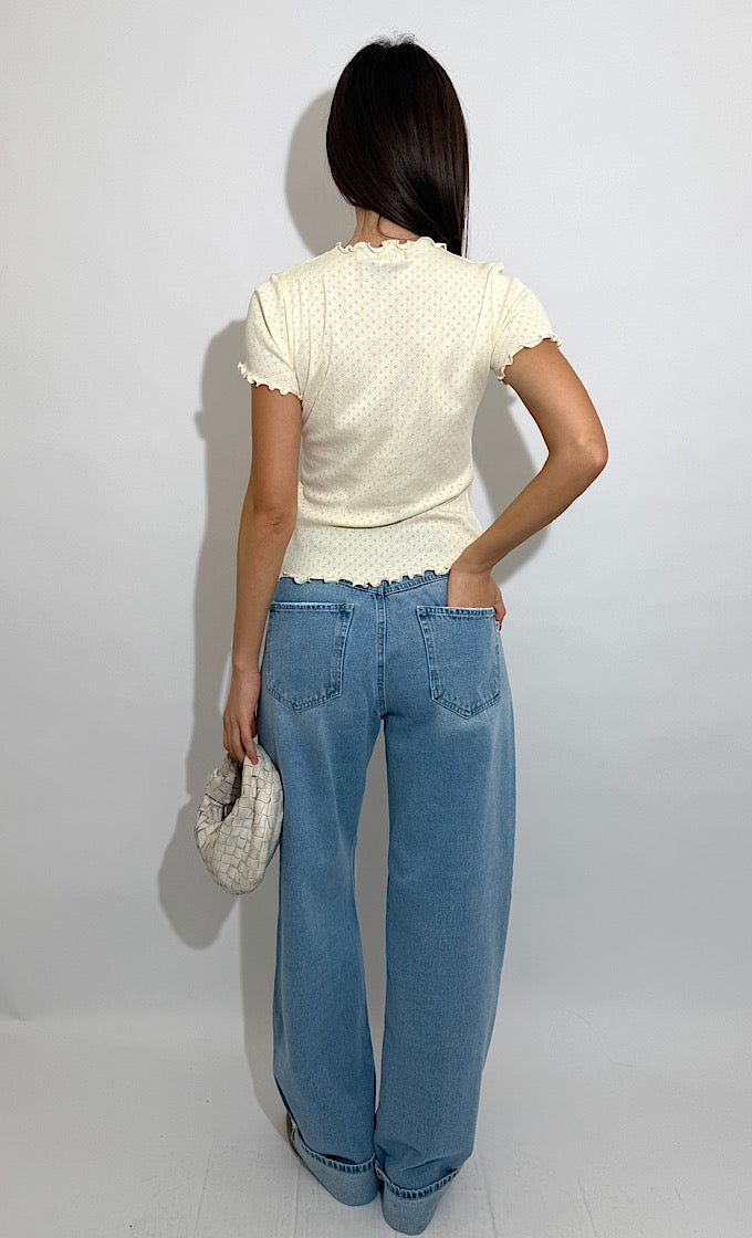 EVA BUTTERMILK YELLOW T-SHIRT