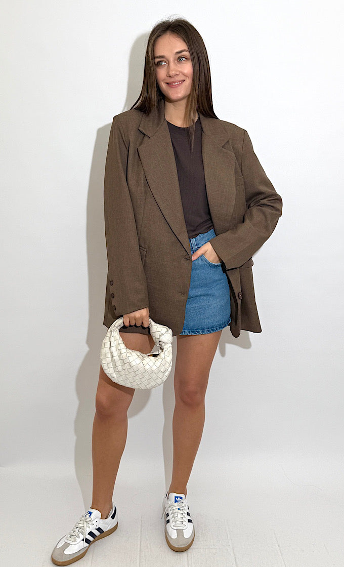 MONACO BROWN BLAZER 