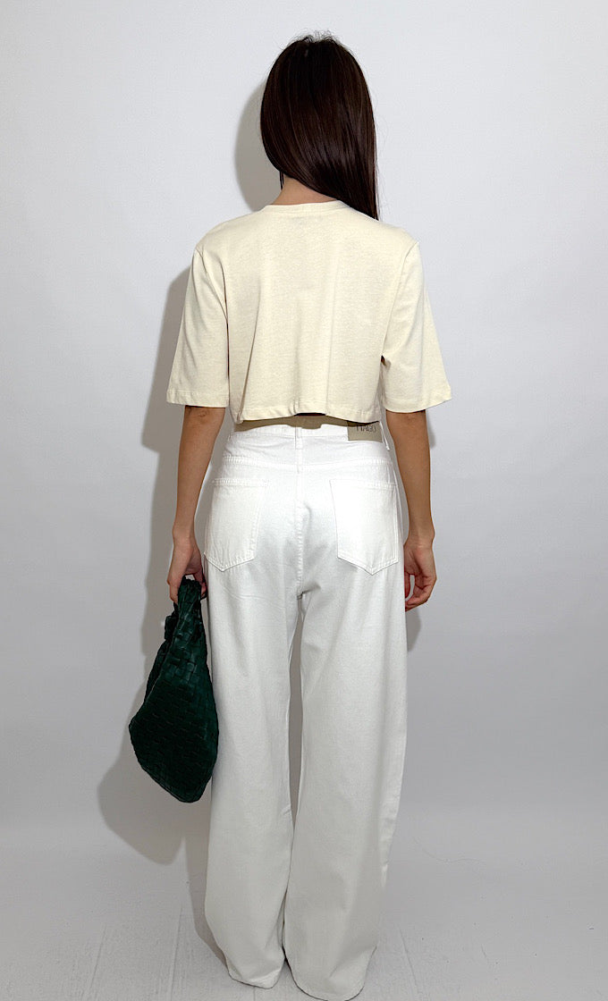 ZAYA BUTTERMILK YELLOW T-SHIRT  