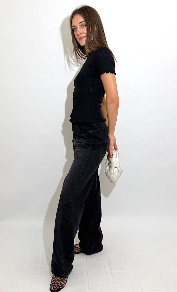 EVA BLACK T-SHIRT 