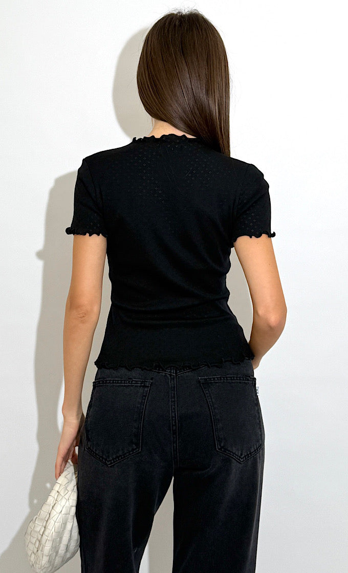 EVA BLACK T-SHIRT 