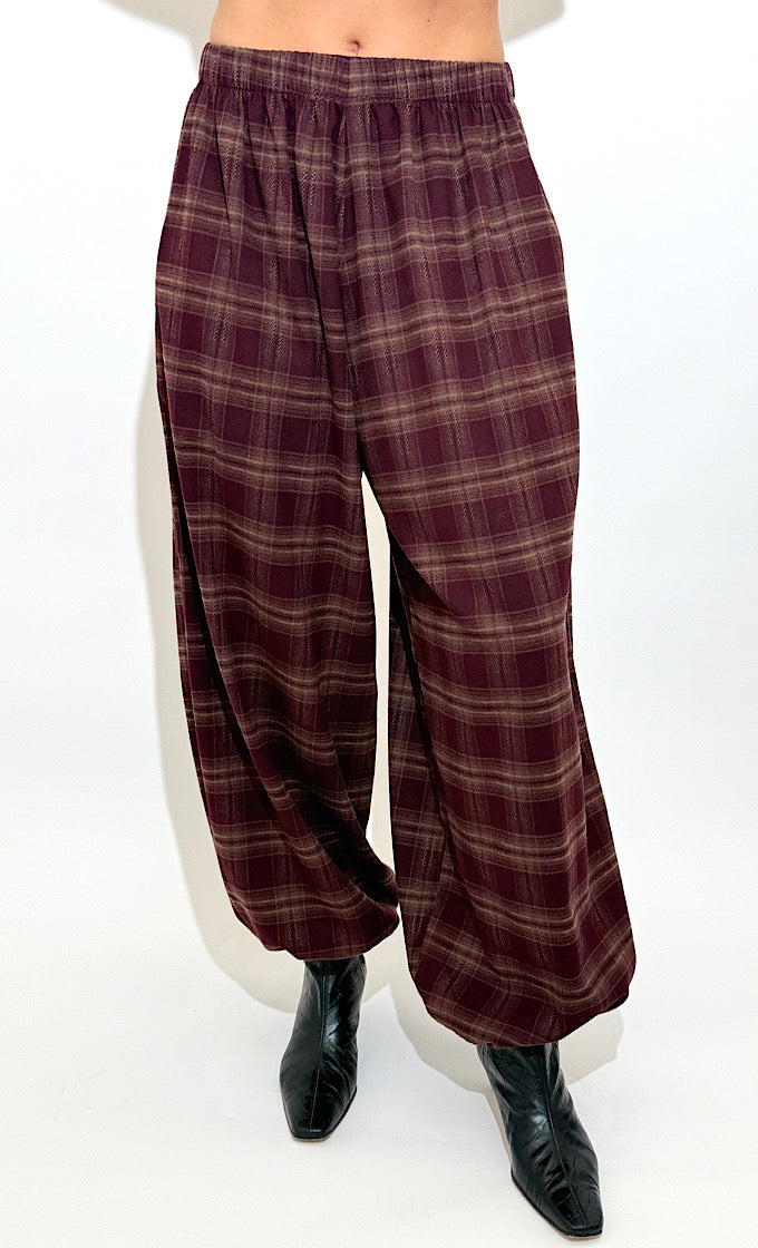 DONNY BURGUNDY PANTS