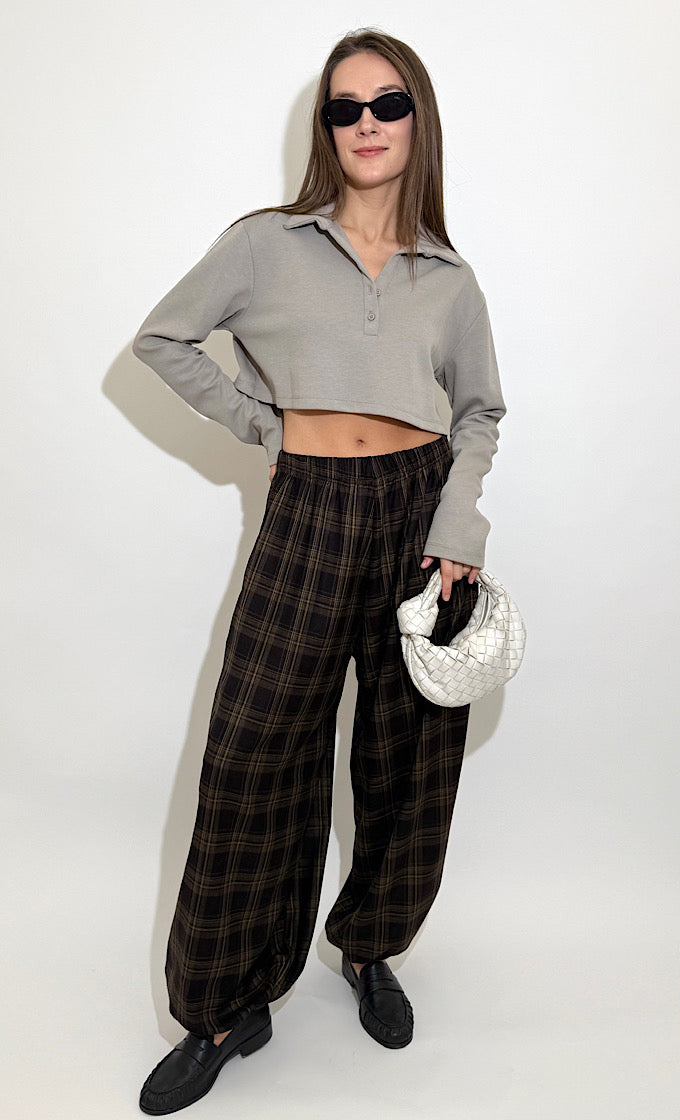 מכנס דוני חום