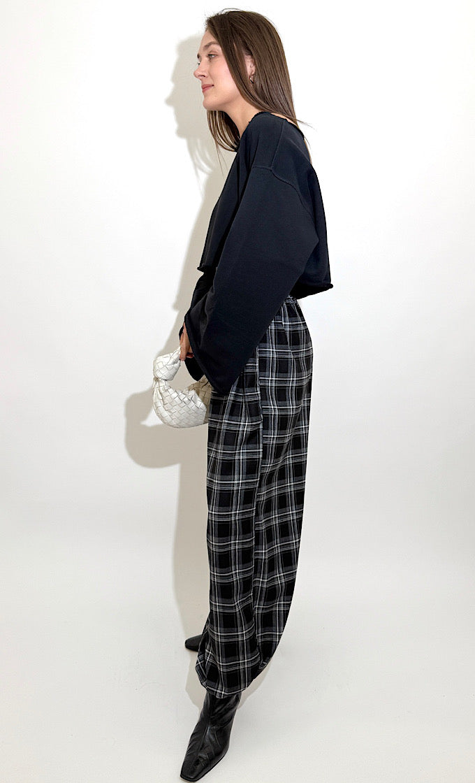 מכנס דוני שחור