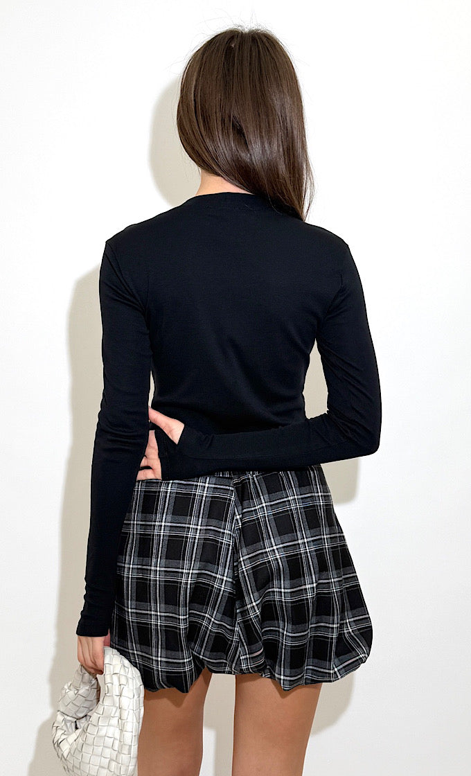 חצאית כרמן שחורה