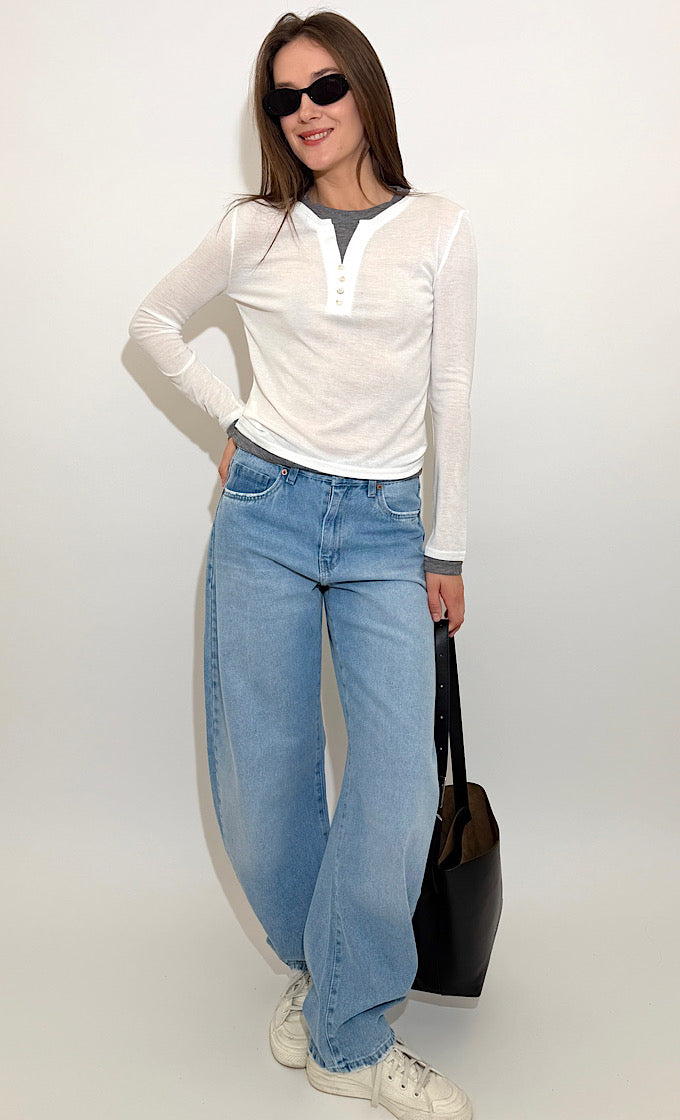 חולצת ליילה לבנה