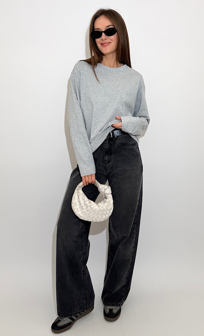 חולצת קנדי אפורה