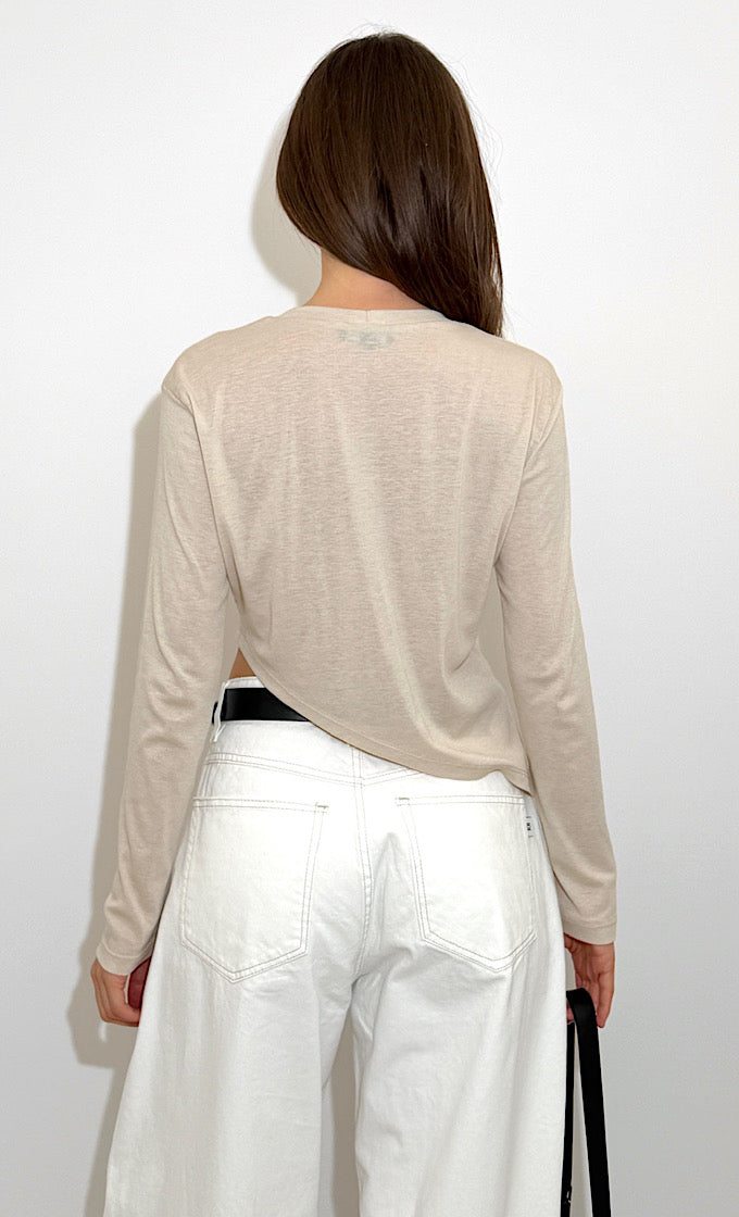 ARIA OFF WHITE SHIRT