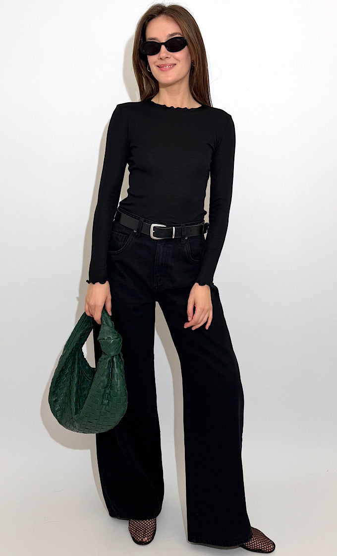 חולצת פיליפ שחורה